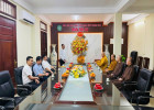 Tòa Giám mục Thanh Hóa thăm, chúc mừng Đại lễ Phật đản tới Ban Trị sự Phật giáo tỉnh